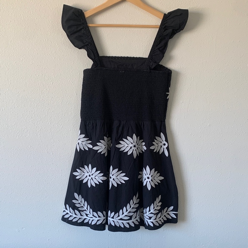 Anthropologie Floral Embroidered Ruffle-Strap Dress NWT - Picture 2 of 10